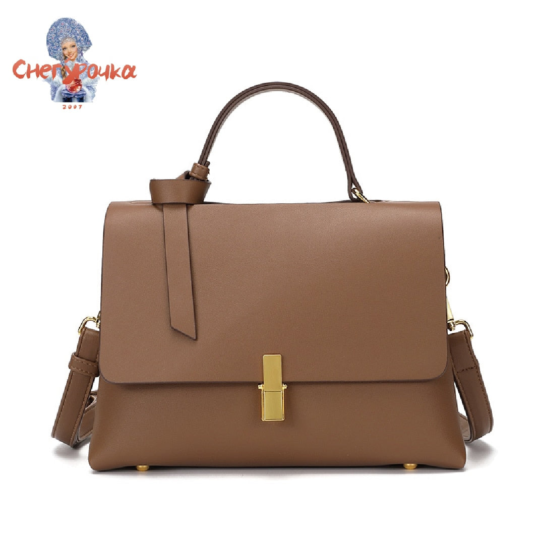 retro large capacity women's shoulder bag