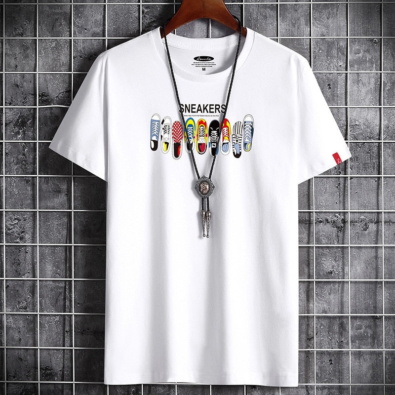 Anime Goth Oversized Graphic T Shirt Summer for Men Clothing
