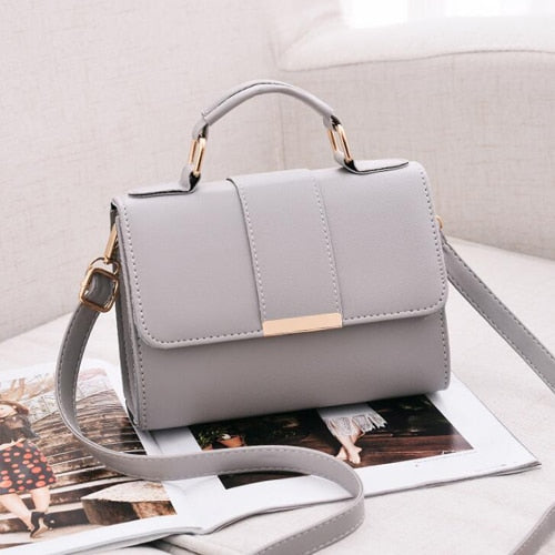 PU flap crossbody shoulder bag small