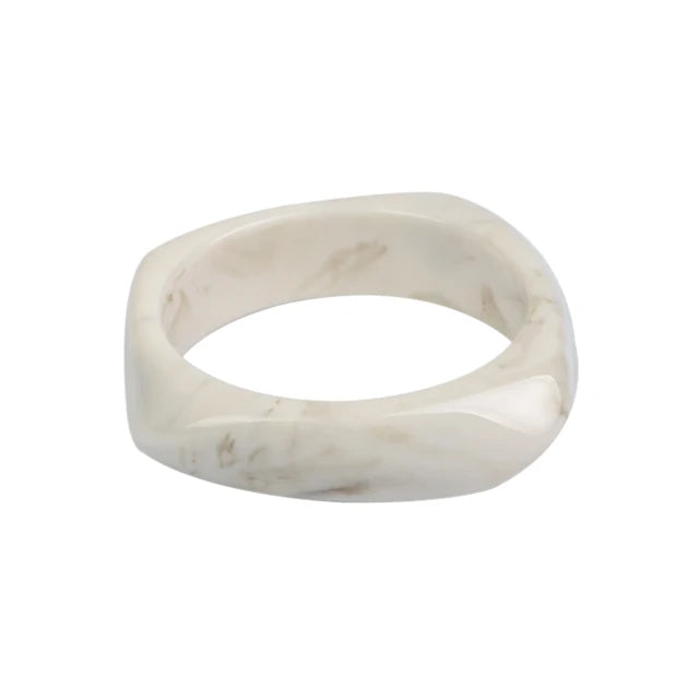 Vintage Colorful Resin Cuff Bracelets Bangles for Women Acrylic Irregular Geometric Wide Bracelet Charms Female Jewelry