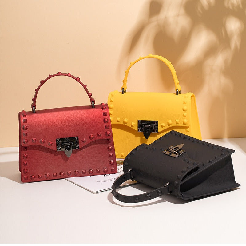 mini PVC jelly chain shoulder bag