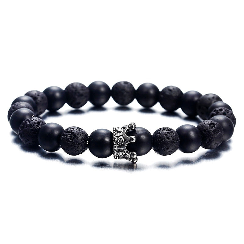 Fashion Beaded Women Men Bracelets Simple Classic Round Bead Charm & Bangles For Men Handmade Accessories Gift