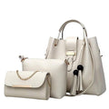 3-Piece PU Handbag Set