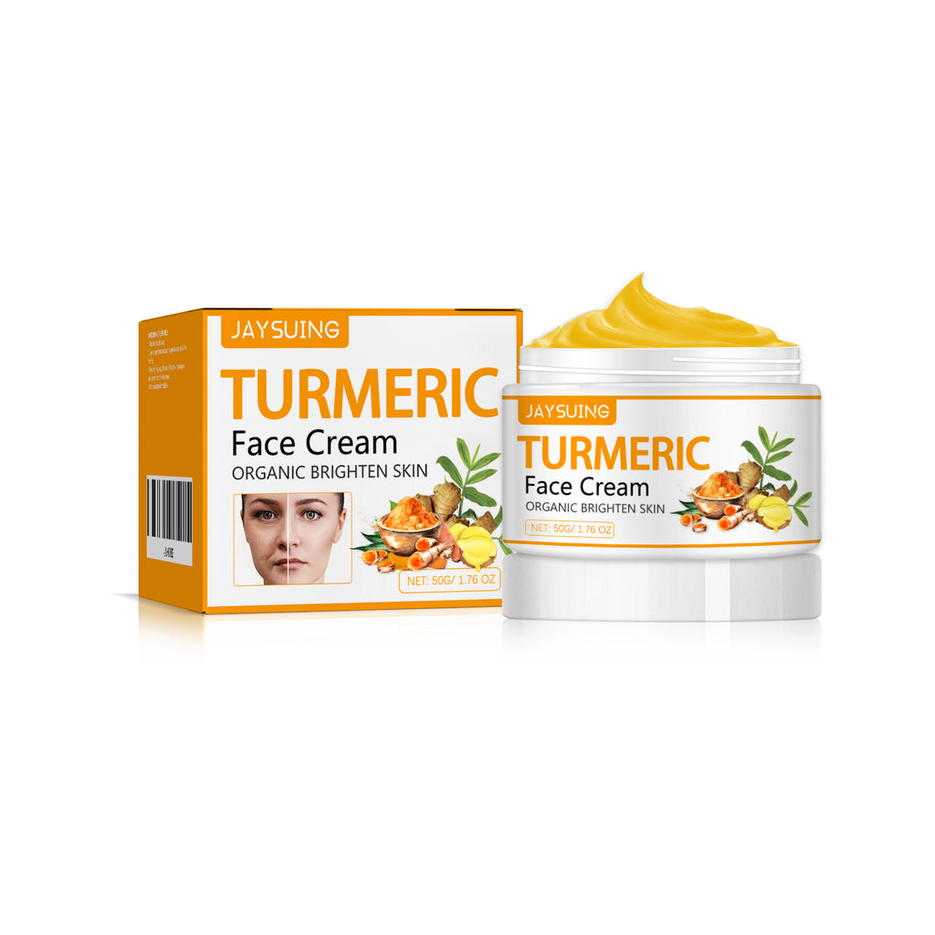 jar of turmeric firming face cream