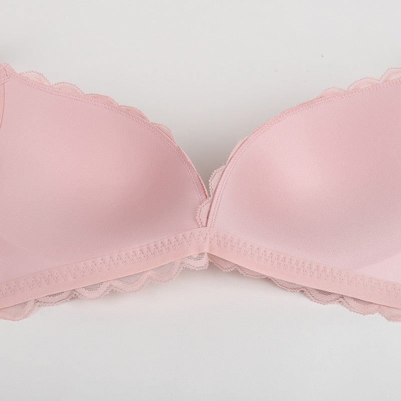 Lace Wire‑Free Bra & Brief Set