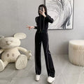 Ensemble Slim Capuche Courte Zippée