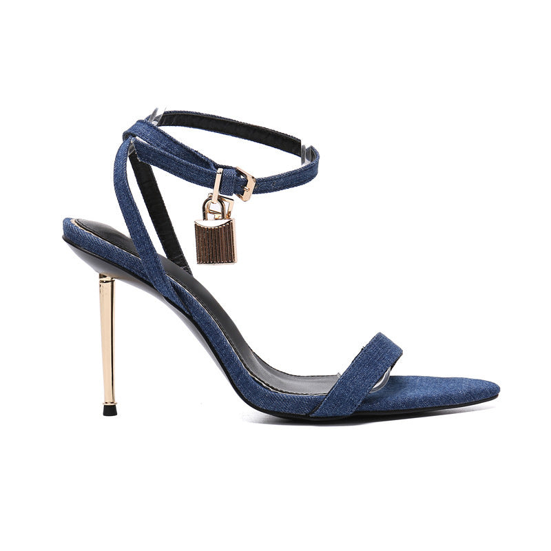 Sculptural High Heel Sandals