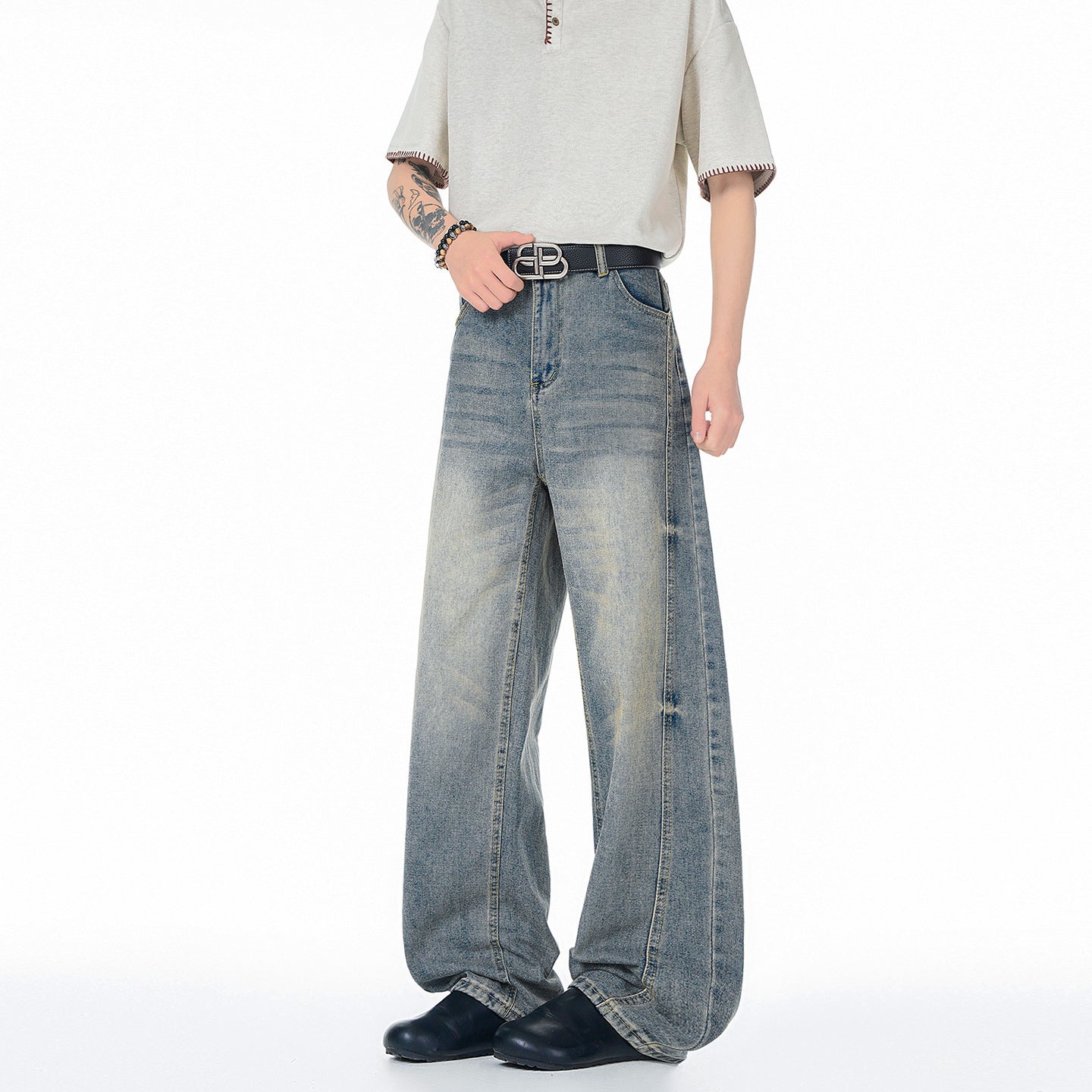Wide Leg Jeans for Men.