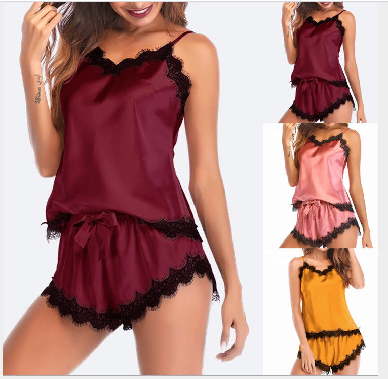 lace v-neck sleeveless nightgown