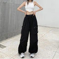 Calça cargo ampla unissex