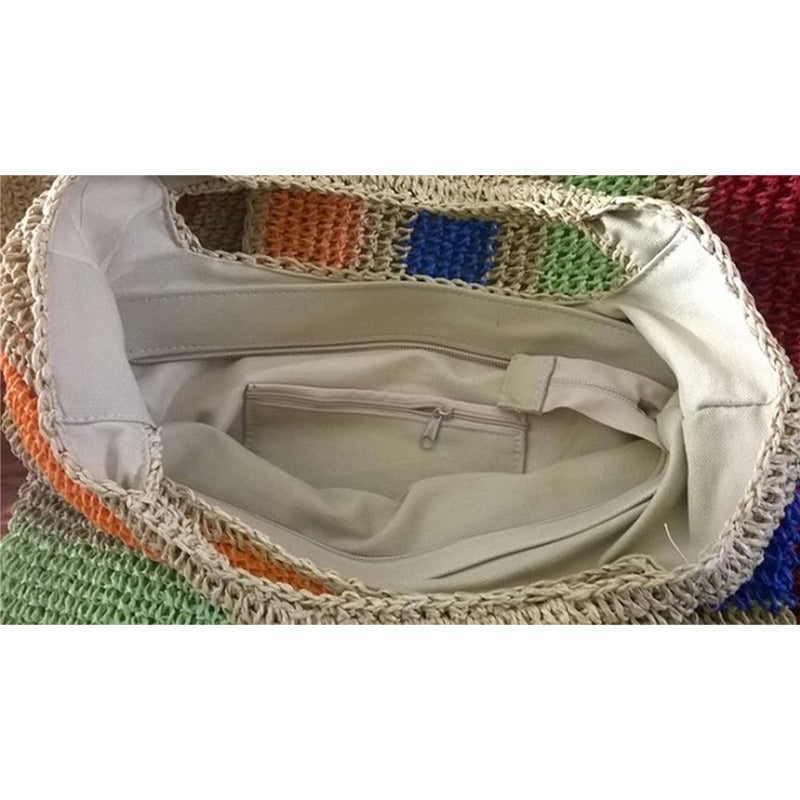 Crochet Summer Straw Tote