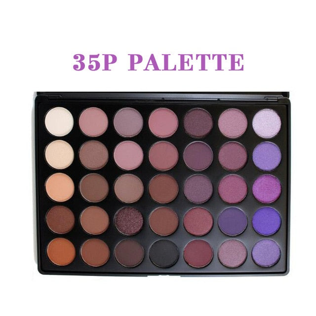 35-color eyeshadow palette open