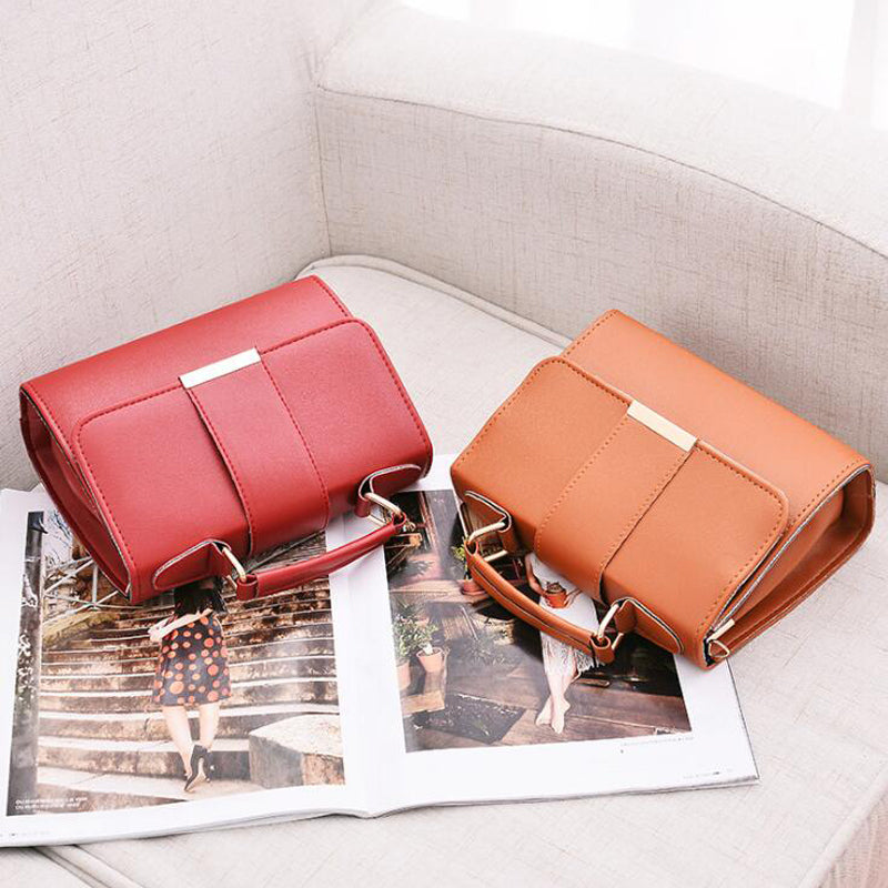 PU flap crossbody shoulder bag small