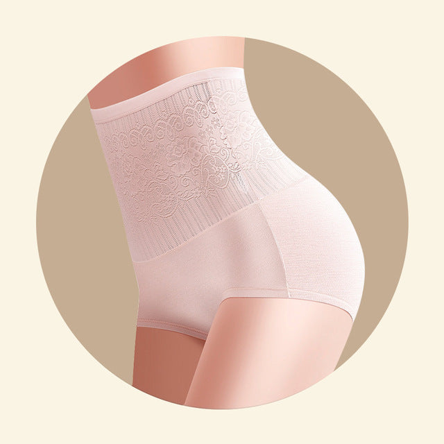 high waist seamless shaping panties