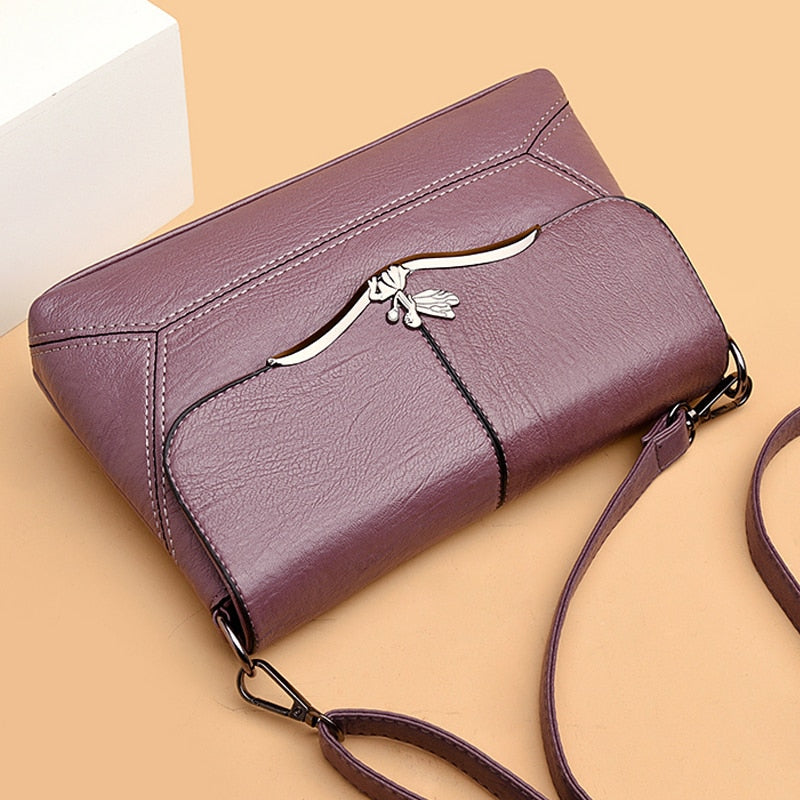 soft leather small crossbody tote