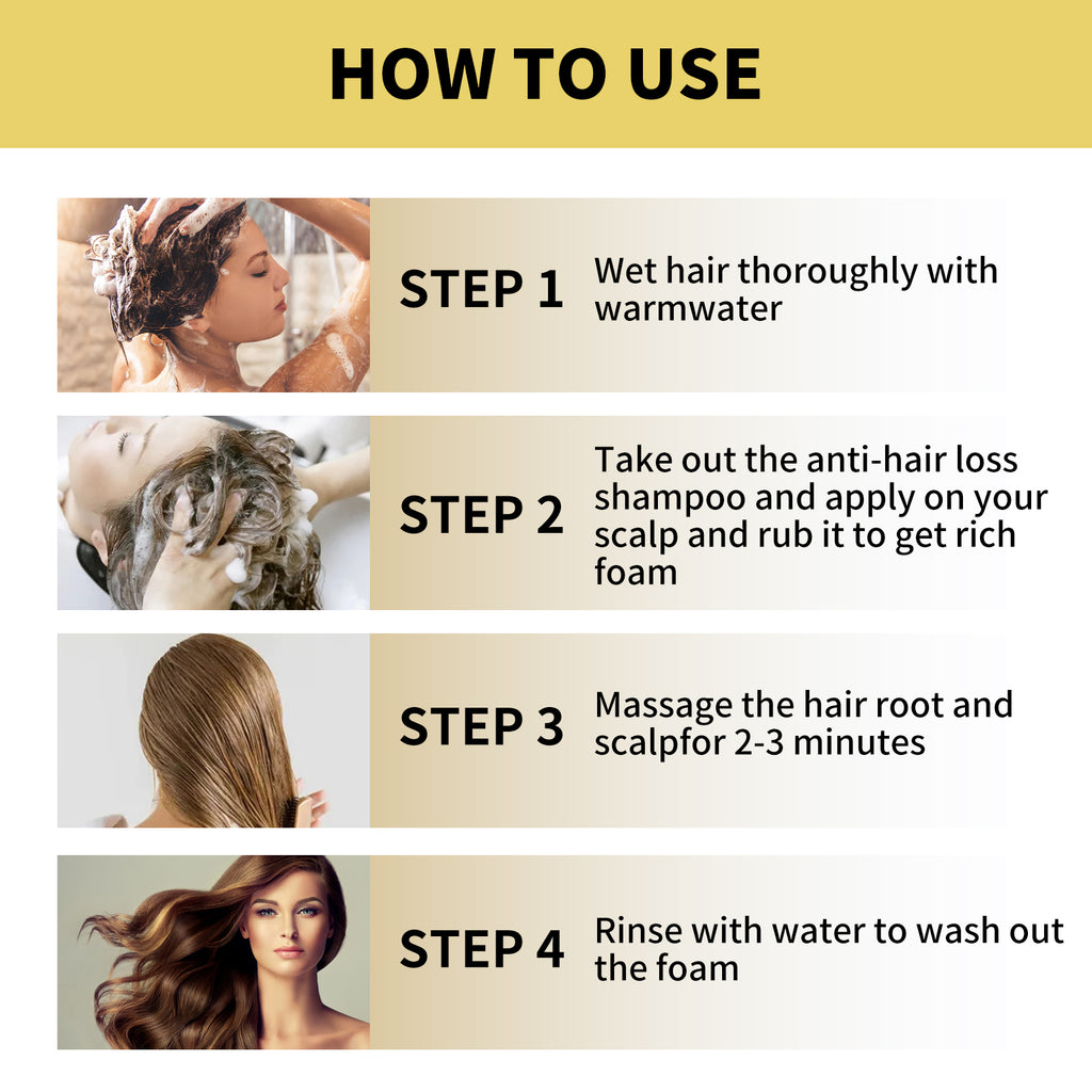 bottle of ginger hair shampoo