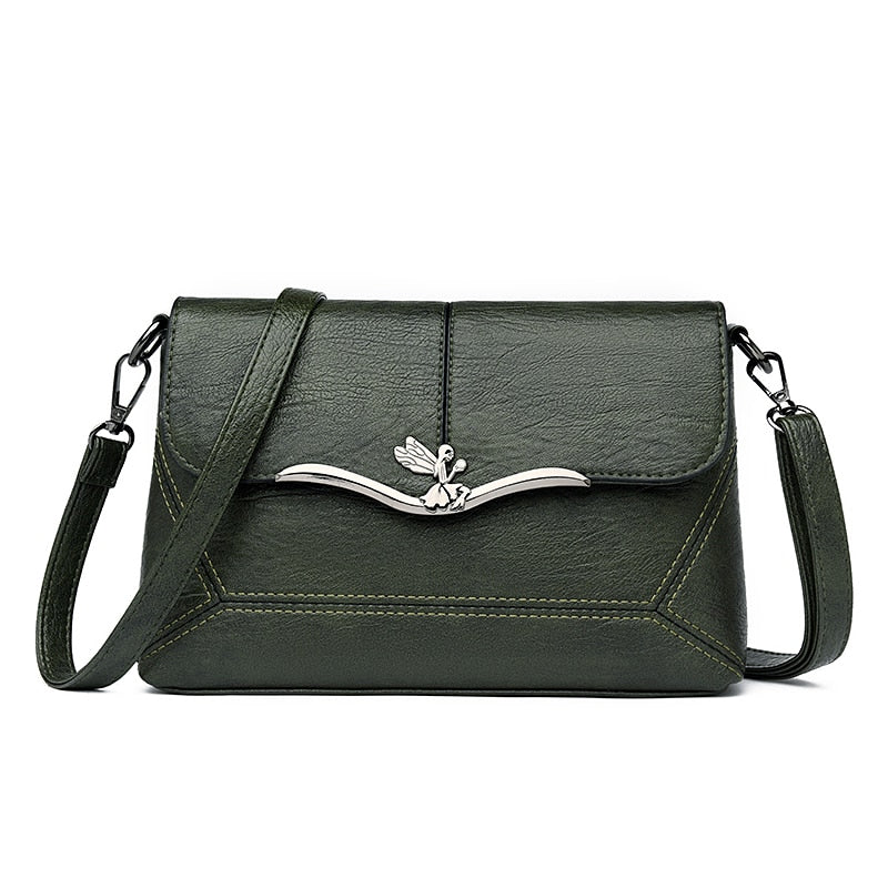 soft leather small crossbody tote