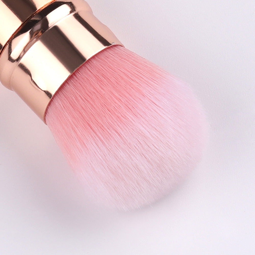 Portable makeup brush telescopic