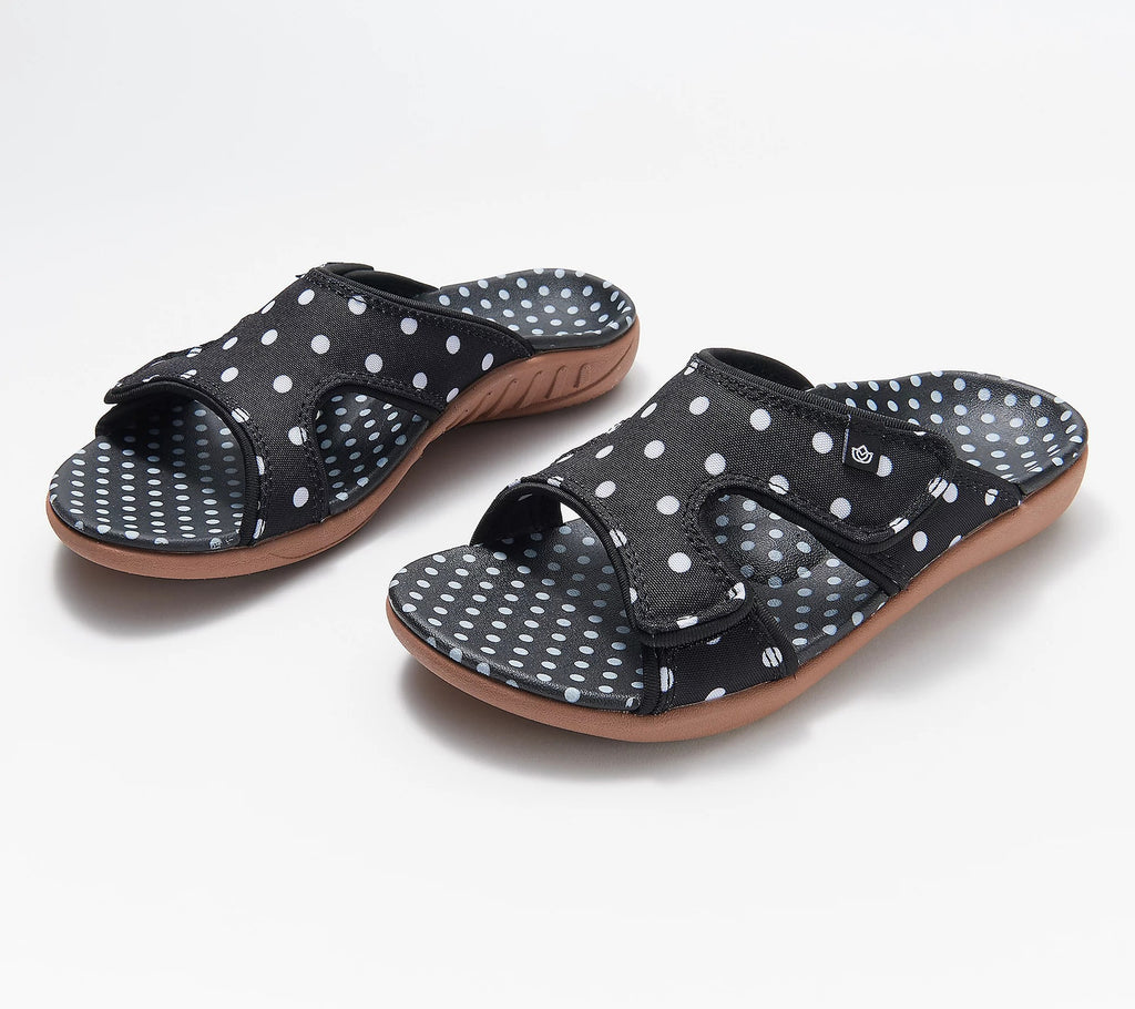 Large Size Sandals Women's Summer New Flat Arch Velcro Outer Wear Casual Beach Shoes