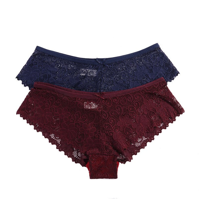 three-pack lace women's briefs