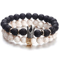 Fashion Beaded Women Men Bracelets Simple Classic Round Bead Charm & Bangles For Men Handmade Accessories Gift
