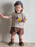 Kids T-Shirt and Cargo Shorts Toddler Outfit Boy Clothing Set
