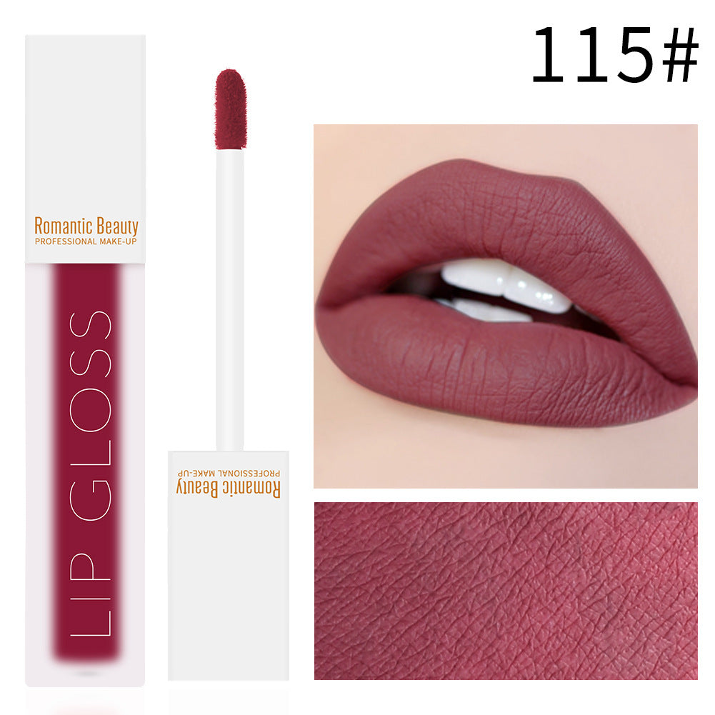 tube of velvet matte lip glaze