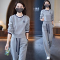 Short Hoodie Wide-Leg Tracksuit