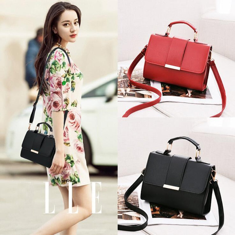 PU flap crossbody shoulder bag small