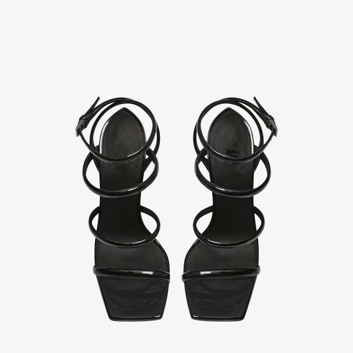 High Heel Wrapped Sandals Women's One line Buckle Sexy Open Toe Waterproof Platform Fashion