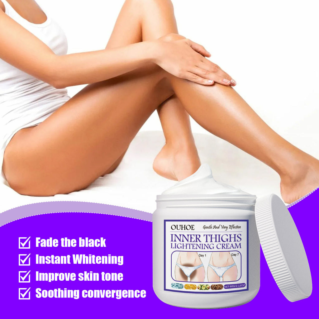 jar of inner thigh brightening cream
