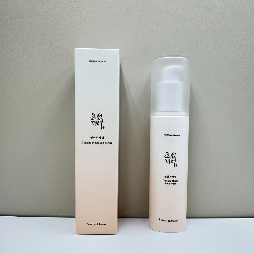 selection of toner and sunscreen products