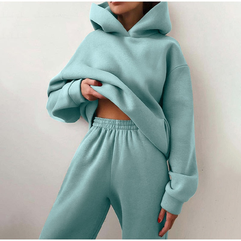 Ensemble Oversized Polaire
