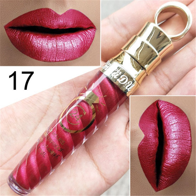 collection of liquid lipsticks in various shades