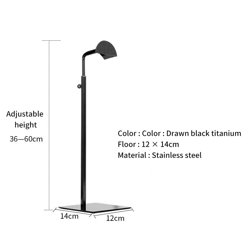 stainless steel hanging bag display rack