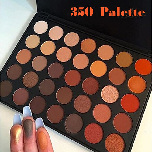 35-color eyeshadow palette open