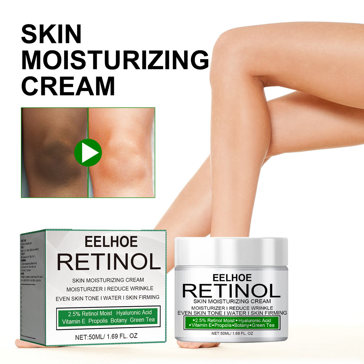 Creme hidratante para áreas ressecadas