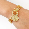 Charm Chain Bracelets For Women Men Stainless Steel Alloy