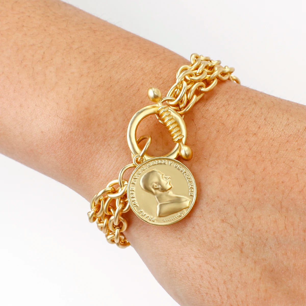 Charm Chain Bracelets For Women Men Stainless Steel Alloy