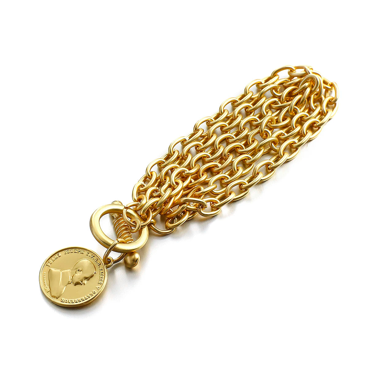 Charm Chain Bracelets For Women Men Stainless Steel Alloy