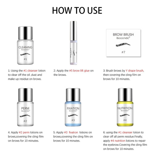 brow lamination kit contents