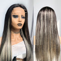 Reality Wig Headgear Lace Headgear Straight Body Wave Human...