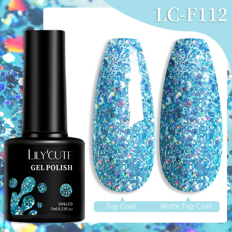 129 Colors 7ML Nail Gel Polish Nail Supplies Vernis Semi Permanent Nail Art Manicure Soak off LED UV Gel Nail Varnishes