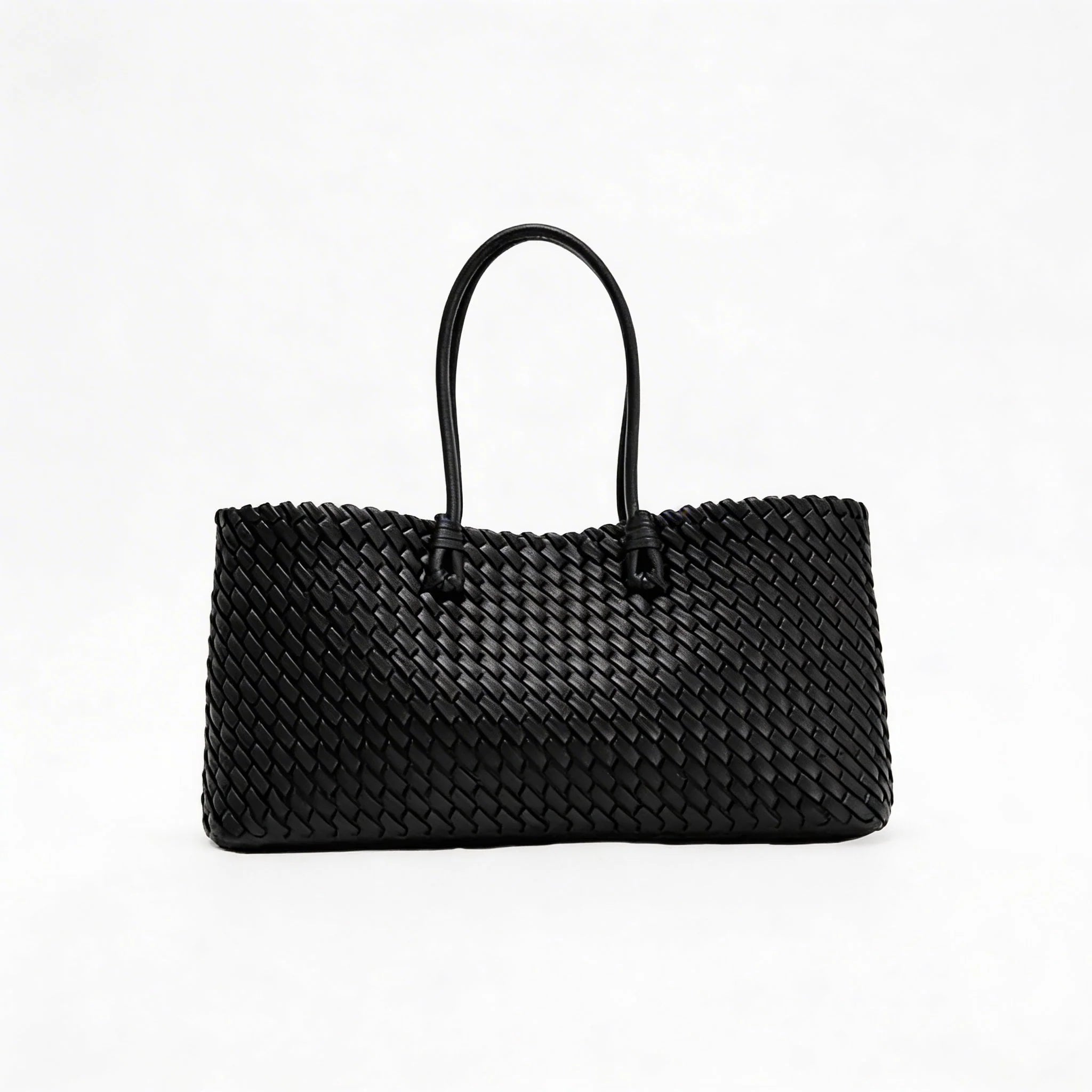 Sienna | Women’S Tote Bag with Intricate Woven Detail and Sleek Long Straps | Timeless