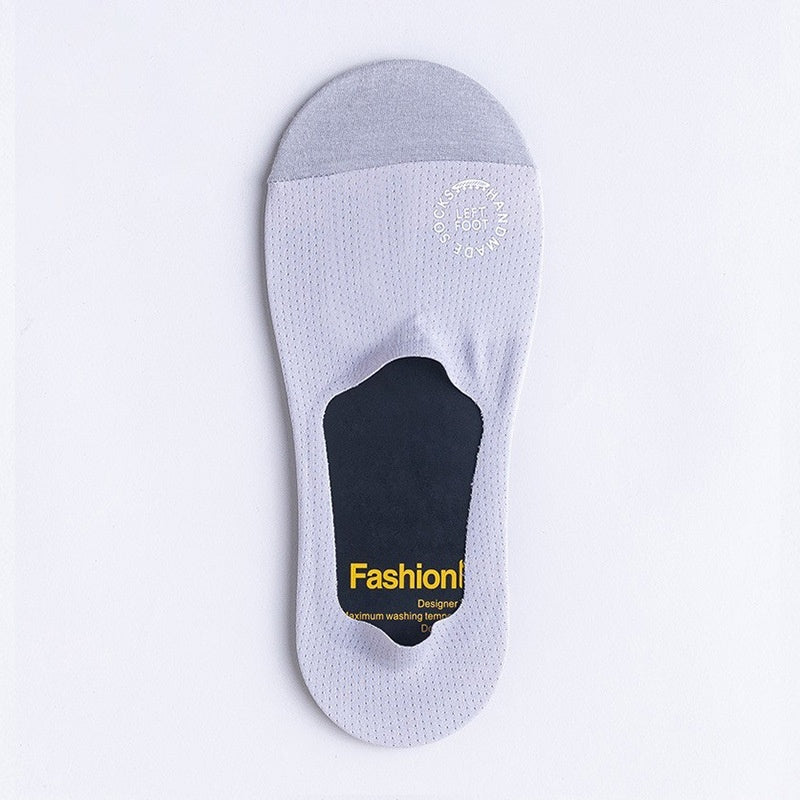 Mesh Low-cut Invisible Socks For Men's Short Socks