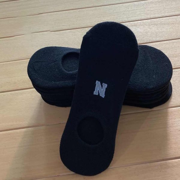 Socks Men And Women Solid Color Boat Socks Spring...
