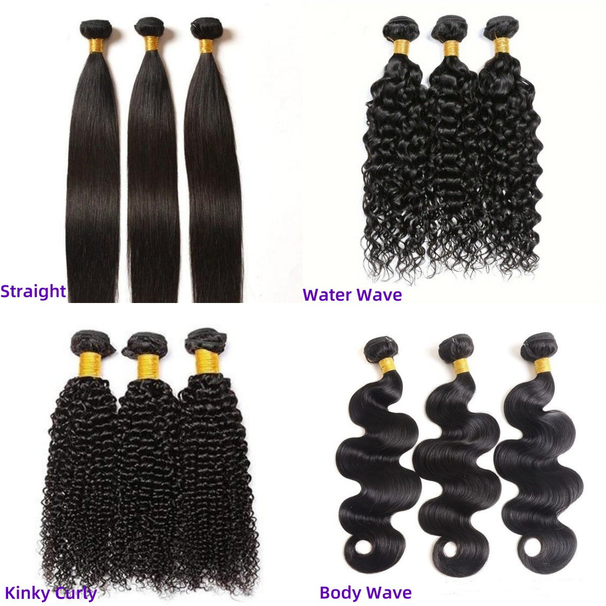 Human wig hair curtain50g Human Hair Extension Bundles Body