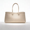 Sienna | Women’S Tote Bag with Intricate Woven Detail and Sleek Long Straps | Timeless