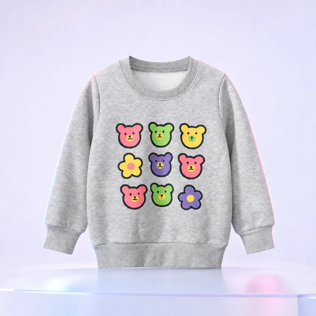 Kids’ colorful character sweatshirt