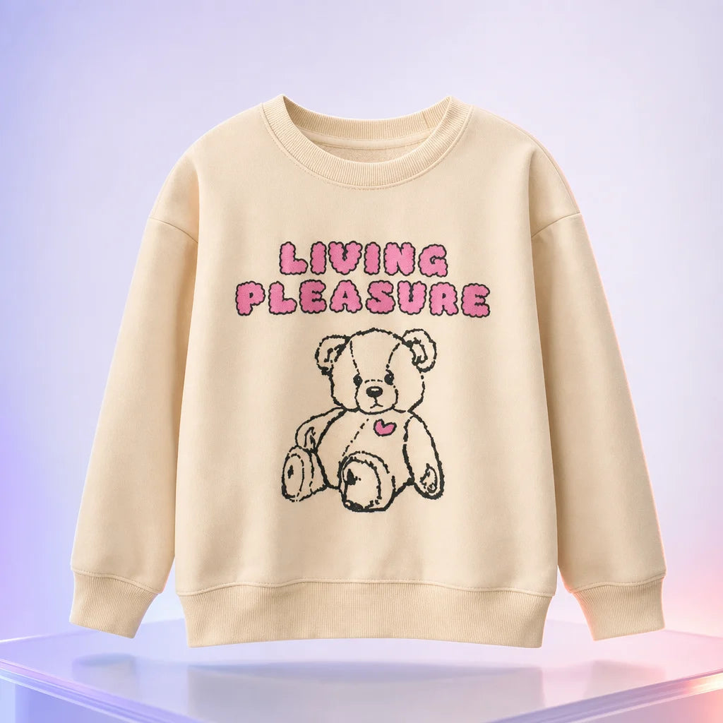 Kids’ teddy sweatshirt